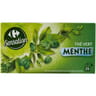 Carrefour sensation thé vert menthe x25s - 40g