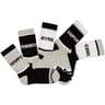 5 paires de mi chaussettes fsies semi bouclette enfant IX BASIC GRIS/NOIR 36\40