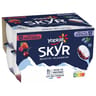 Skyr 0% sur lit aux fruits panaché 8x100g
