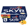 Skyr 0% pêche mangue 4x100g