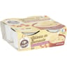 Carrefour original gâteau de semoule aux raisins et caramel 4x100g