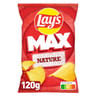 Lays chips ondulées max saveur nature 120g