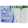 Carrefour essential essuie-tout classic blanc x4 rouleaux