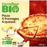 Carrefour bio pizza 4 fromages 350g