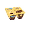 Danette saveur vanille sur lit au chocolat 4x125g