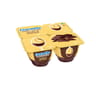 Danette saveur vanille sur lit au chocolat 4x125g
