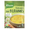 Knorr soupe passée aux 9 légumes sachet 4 assiettes 105g