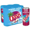 Oasis pomme cassis framboise boite slim 6x33cl