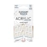 Elegant touch faux-ongles acrylic coconut water