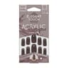 Elegant touch faux-ongles acrylic sugar cane x24