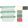 Boîtes de conservation rectangulaires 300 ml x3