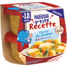 Nestlé p'tite recette curry de poisson dès 12 mois 2x200g
