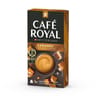 Café royal capsules aluminium caramel type nespresso x10 52g