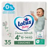 Lotus baby couches douceur naturelle taille 4+bio x 35