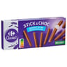 Carrefour classic' biscuit chocolat au lait stick & choc 150g