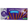 Carrefour classic' biscuit chocolat au lait stick & choc 150g