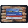 Carrefour extra langoustines entières crues 8/12 500g