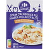 Carrefour classic colin d'alaska et riz et duo de fruits de mer 300g