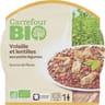 Carrefour bio plat cuisiné volaille et lentilles bio 300g