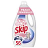 Skip lessive liquide senstitive peaux sensibles & bébé 56 lavages 2.52l