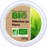Carrefour bio rillettes du Mans 220g