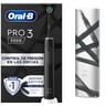 Brosses à dents Electrique ORAL-B Pro3 3500 Cross Action black + Euit Design Edition sticking black