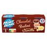 Mont Blanc crème dessert multivariétés chocolat/vanille/praliné 6x125g-750g