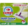 Carrefour expert dust clean lingettes dépoussiérantes x20