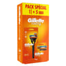 Gilette fusion 5 rasoir pour homme 1 manche 5 recharges de lame