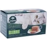 Carrefur companino pâtée pour chat Adulte en mousse aux poissons, au saumon, au boeuf & lapin 340g