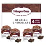 Haagen-Dazs 4 mini pots belgian chocolate 380ml 324g