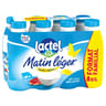 Matin léger de lactel lait uht 1,2% mg bouteille plastique 1l x8