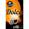 Carrefour sensation café moulu souples compatibles senseo doux x48 - 336g
