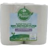 Carrefour eco planet papier toilette double épaisseur 4 rouleaux