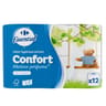 Carrefour essential papier toilette confort parfumé brise marine 12 rouleaux
