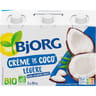 Bjorg crème de coco légère bio 3x200ml