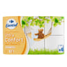 Carrefour essential papier toilette parfumé amande douce 6 rouleaux