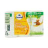Carrefour essential papier toilette parfumé amande douce 6 rouleaux