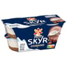 Yoplait skyr gourmand sur lit aux marrons 0% mg 4x120g