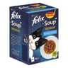 Felix soup succulent sélection de poisson : cabillaud, thon, carrelet 6x48g -288g