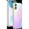 Coque iphone 16 plus compatible magsafe semi-transparente irisee