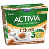 Activia bifidus spécialité laitière saveur noix céréale 4x120g