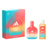 Adidas coffret happy feels eau de parfum 100ml + gel douche 100ml