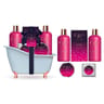 Glisten & glow chocolate berry coffret baignoire de bain