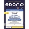 Edona lot de 2 oreillers 60x60cm ultra respirants
