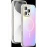 Coque iphone 16 pro max compatible magsafe semi-transparente irisée