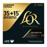 L'or espresso ristretto café en capsules n°11 x35+15 gratuites -260g