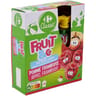 Carrefour classic' fruit&cie compote framboise s/sucres ajoutés 4x90g - 360g