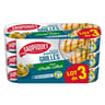 Saupiquet lot de 3 filets de maquereaux grillés à l'huile d'olive 120g