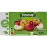Carrefour classic' compote pomme allégée en sucres x16 - 1600g
